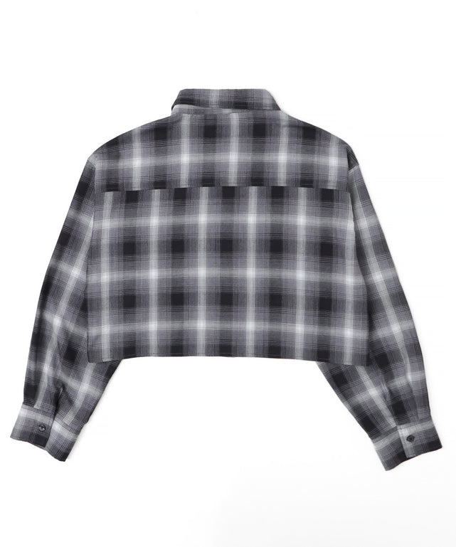 チェックショートシャツ