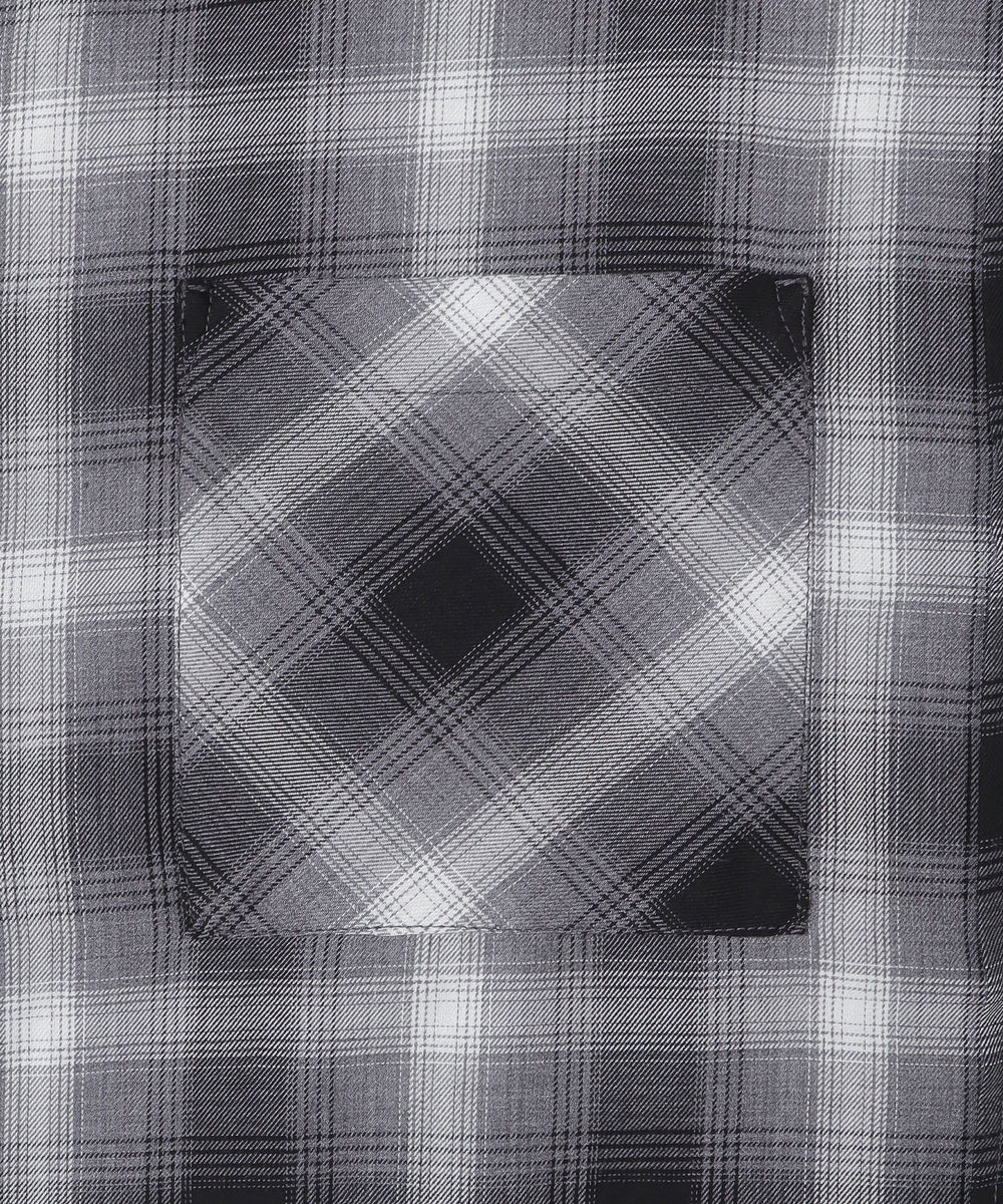 チェックショートシャツ