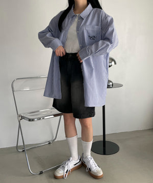 ブルー モデル：155cm F着用