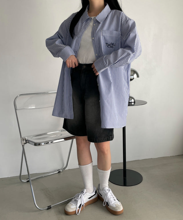 ブルー モデル：155cm F着用