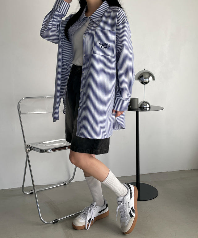 ブルー モデル：155cm F着用