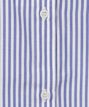 刺繍ストライプBIGシャツ