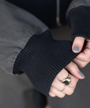 ウォッシュドダックワークショートブルゾン