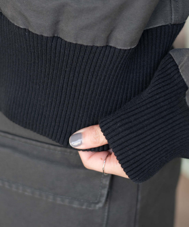 ウォッシュドダックワークショートブルゾン