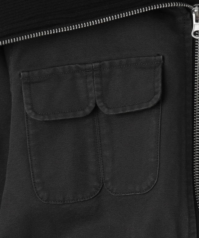 ウォッシュドダックワークショートブルゾン