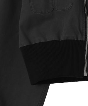 ウォッシュドダックワークショートブルゾン