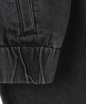 デニムショートバイカーブルゾン