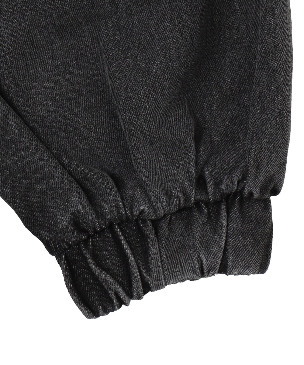 デニムショートバイカーブルゾン