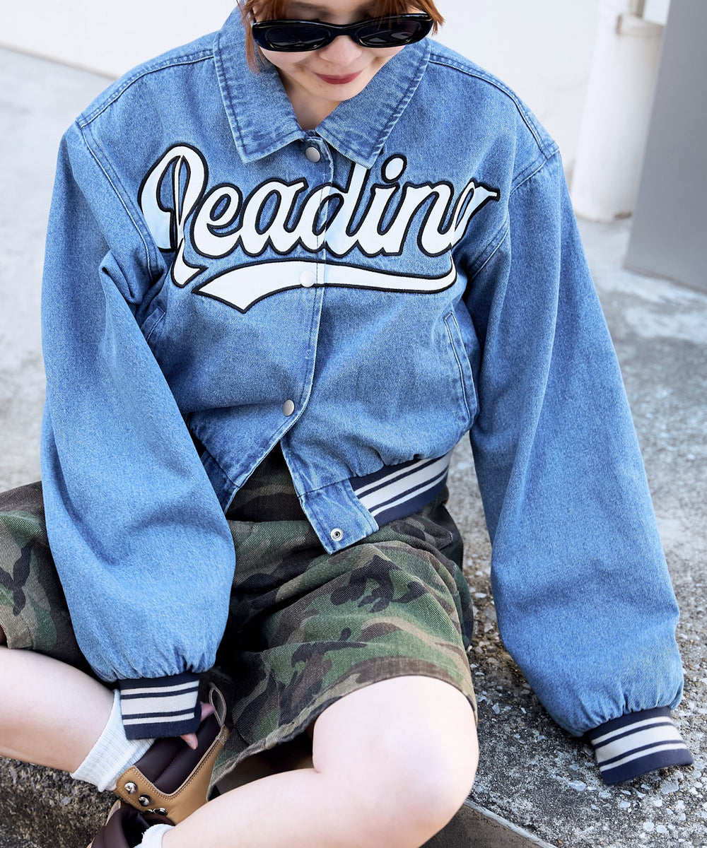 デニム中濃 モデル：155cm F着用