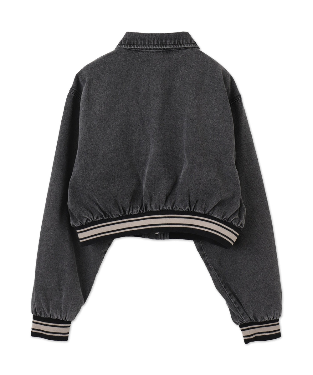 スタジアムロゴデニムショートスタジャン