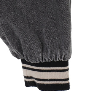 スタジアムロゴデニムショートスタジャン