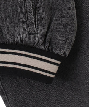 スタジアムロゴデニムショートスタジャン