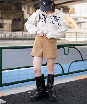 ベージュ モデル：155cm F着用