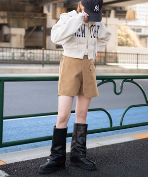 ベージュ モデル：155cm F着用