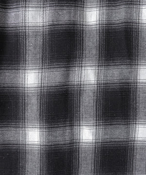 チェックシャツラップスカート