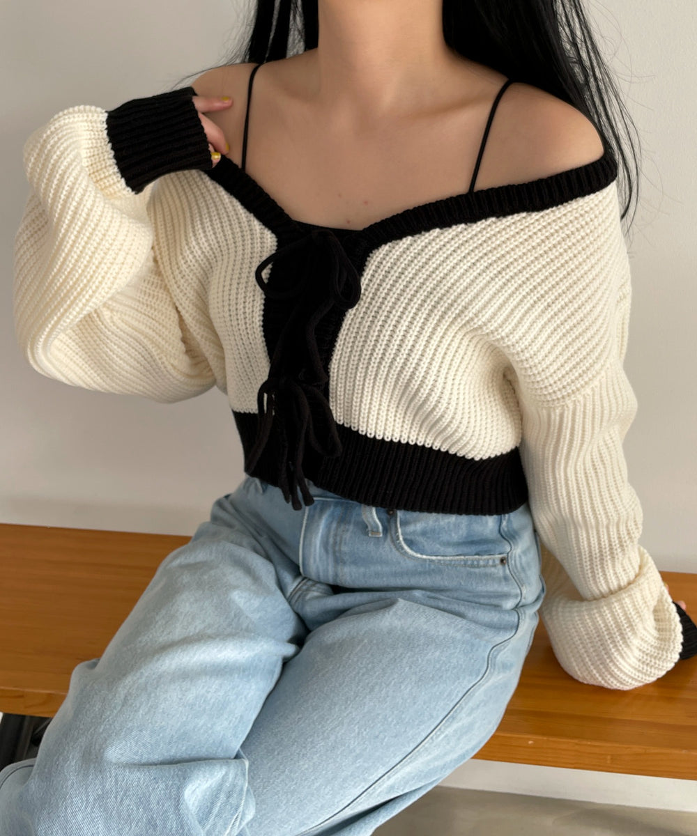 オフホワイト モデル：155cm F着用