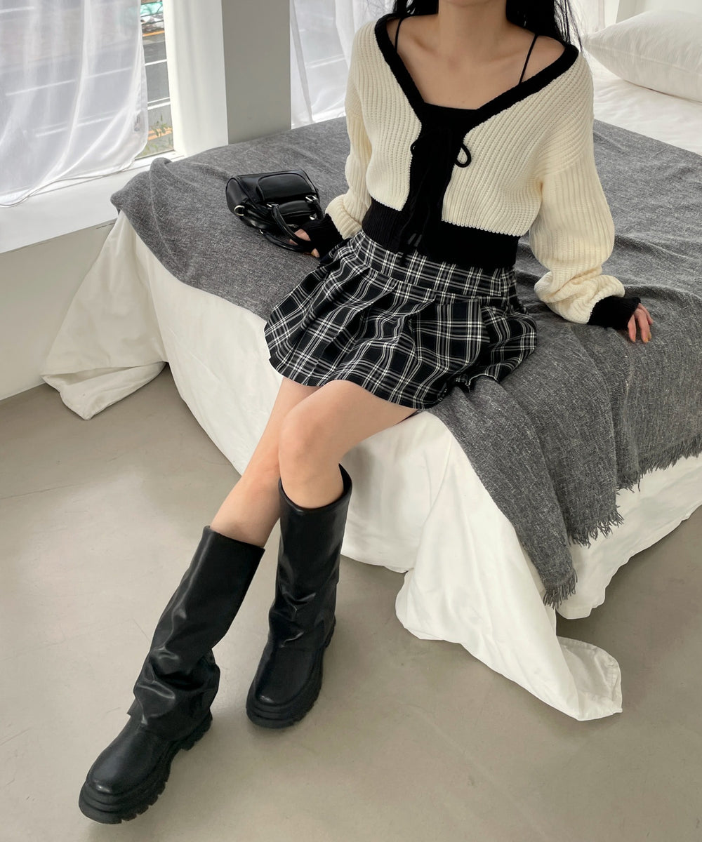 オフホワイト モデル：155cm F着用