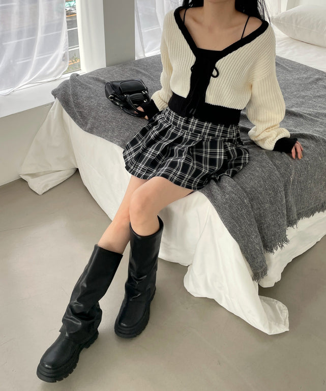 オフホワイト モデル：155cm F着用