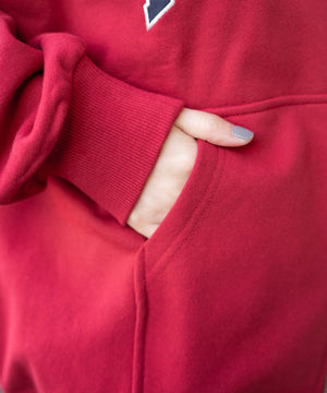 カレッジロゴビッグジップパーカー