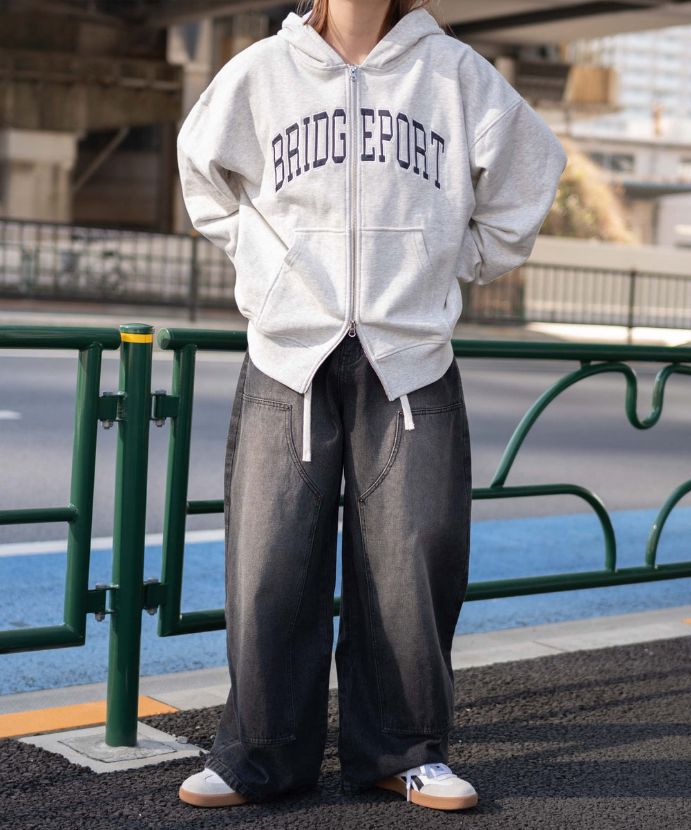 杢グレー モデル：155cm F着用