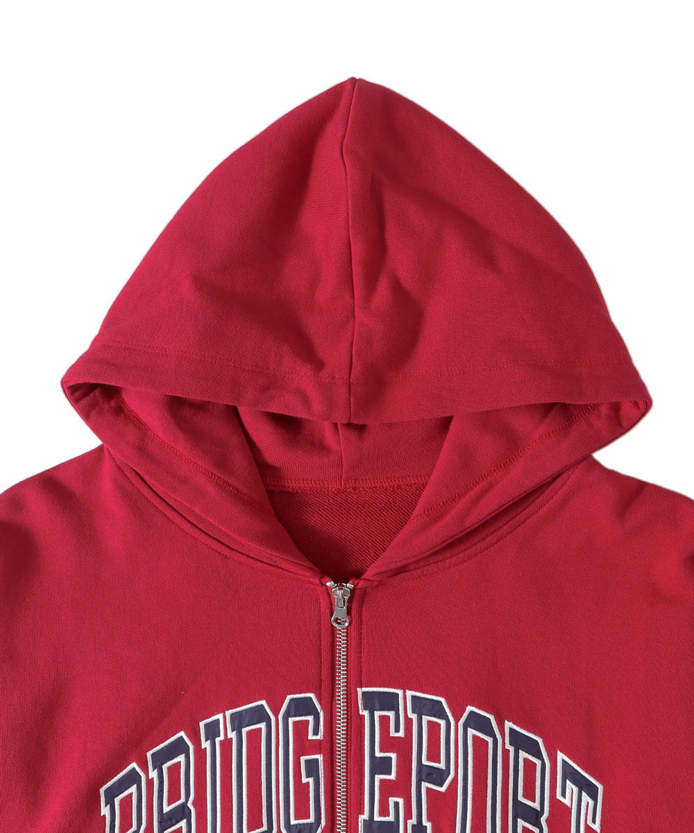 カレッジロゴビッグジップパーカー