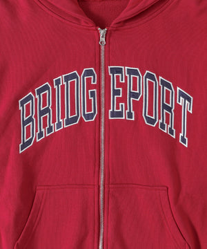 カレッジロゴビッグジップパーカー