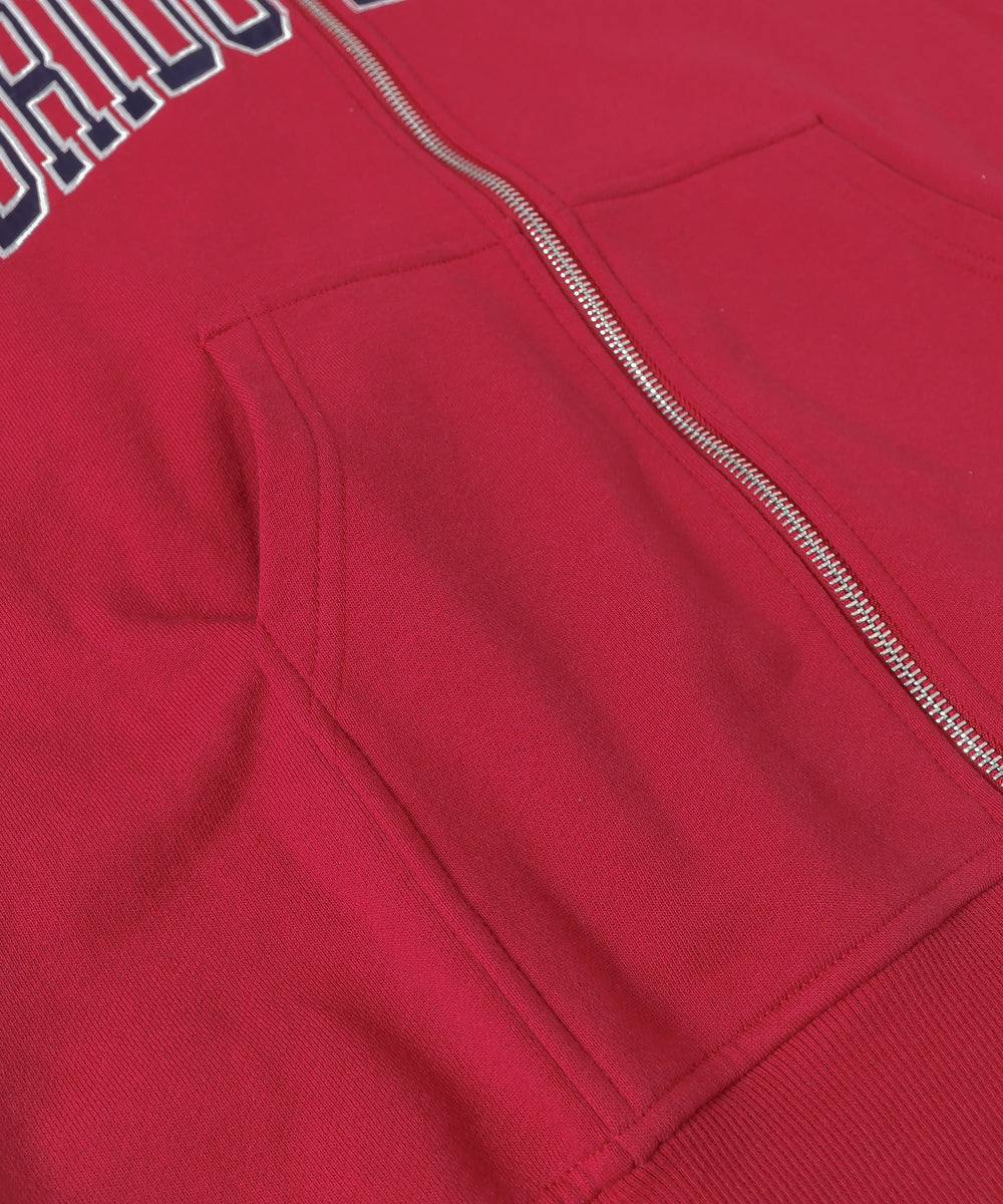 カレッジロゴビッグジップパーカー