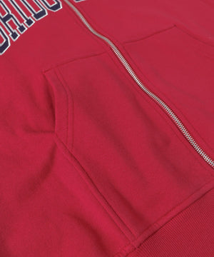 カレッジロゴビッグジップパーカー