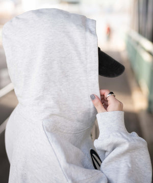 ロゴジップショートパーカー