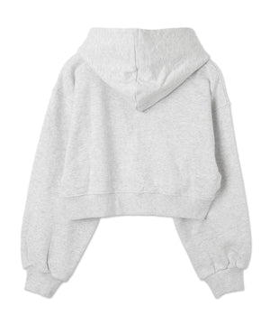 ロゴジップショートパーカー