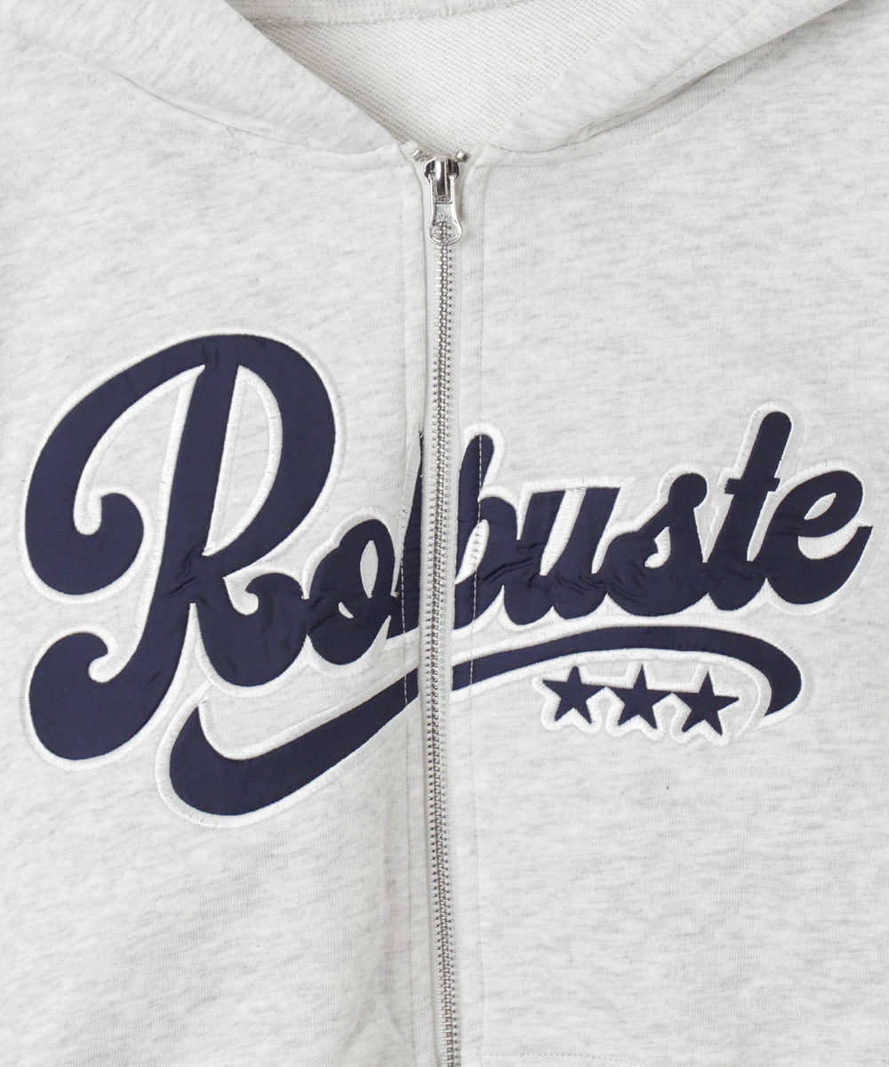 ロゴジップショートパーカー