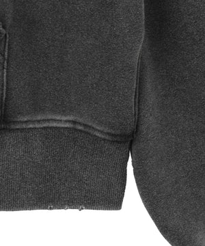 ヴィンテージライクスタッズジップパーカー