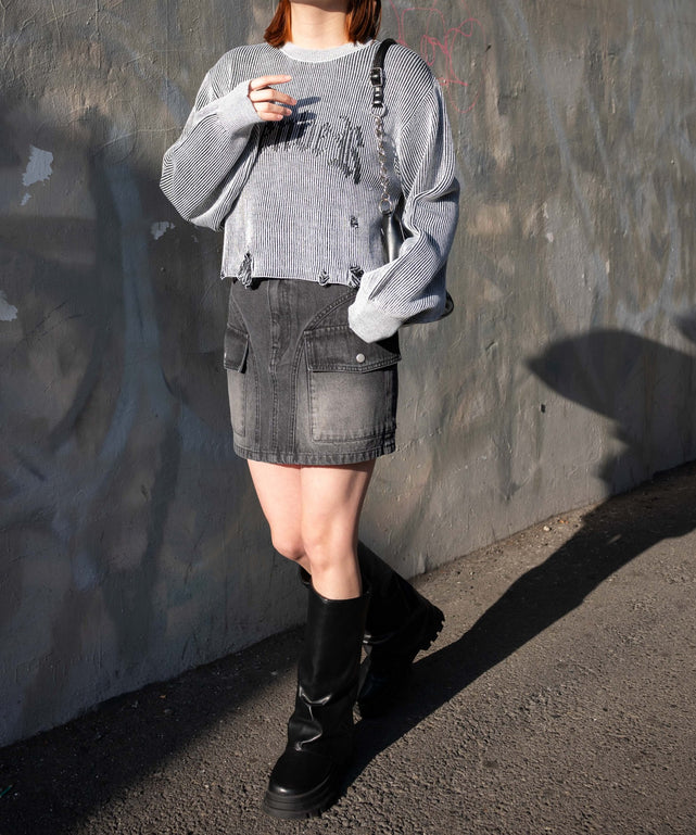 ホワイト モデル：155cm F着用