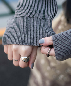 ダメージショートニットPO