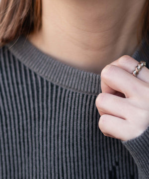 ダメージショートニットPO