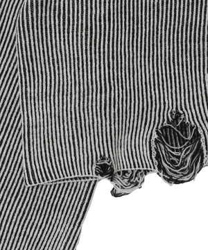 ダメージショートニットPO