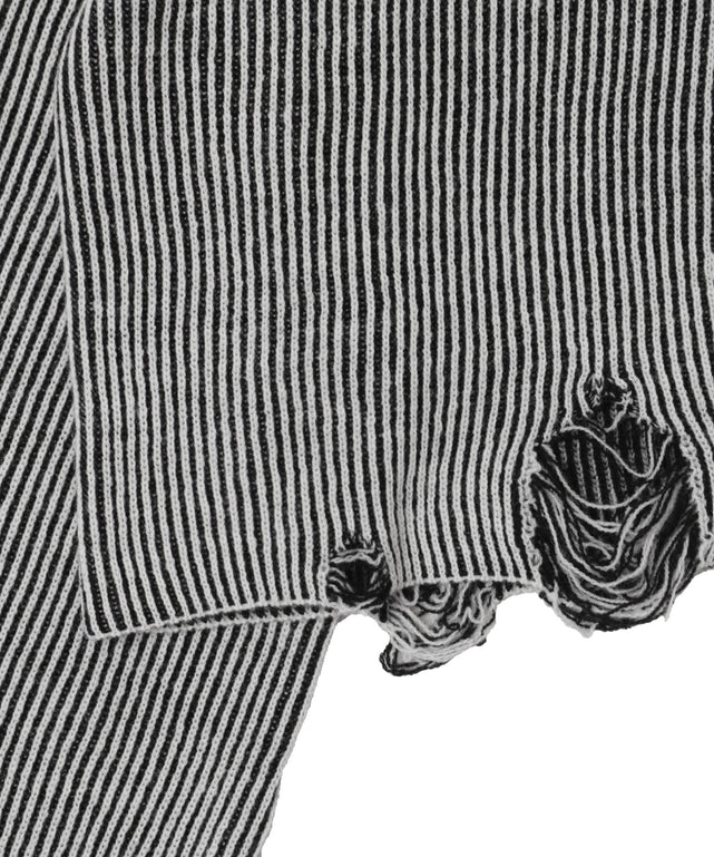 ダメージショートニットPO