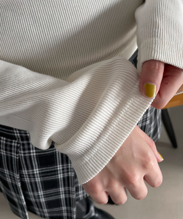 ヴィンテージウォッシュリブロンT