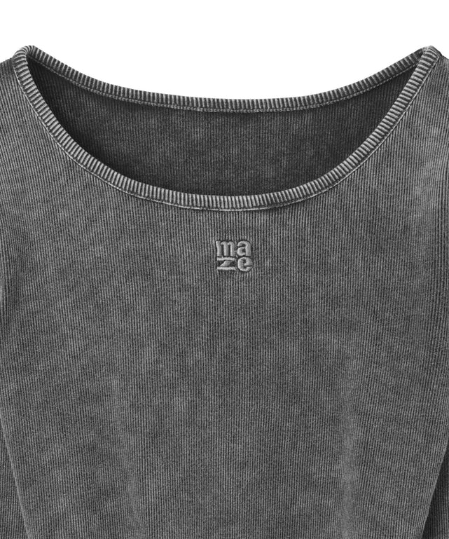 ヴィンテージウォッシュリブロンT