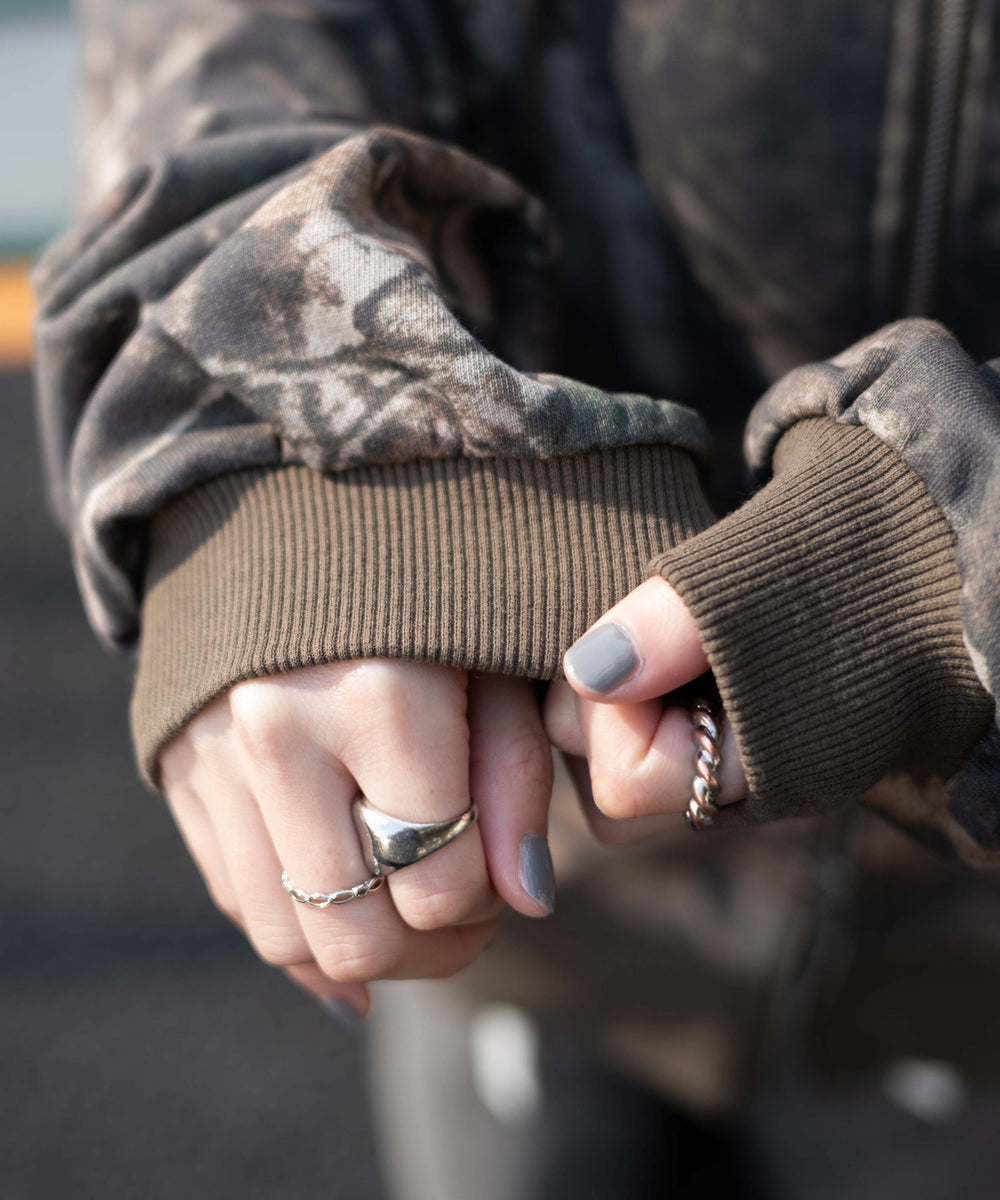 リアルツリーカモフラBIGZIPパーカー