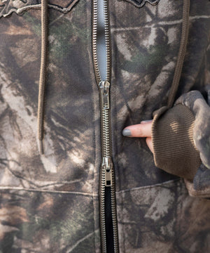リアルツリーカモフラBIGZIPパーカー