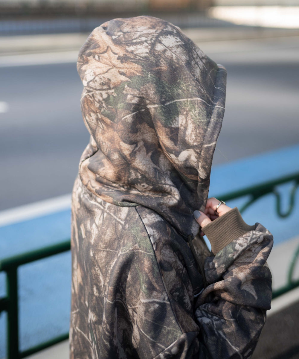 リアルツリーカモフラBIGZIPパーカー
