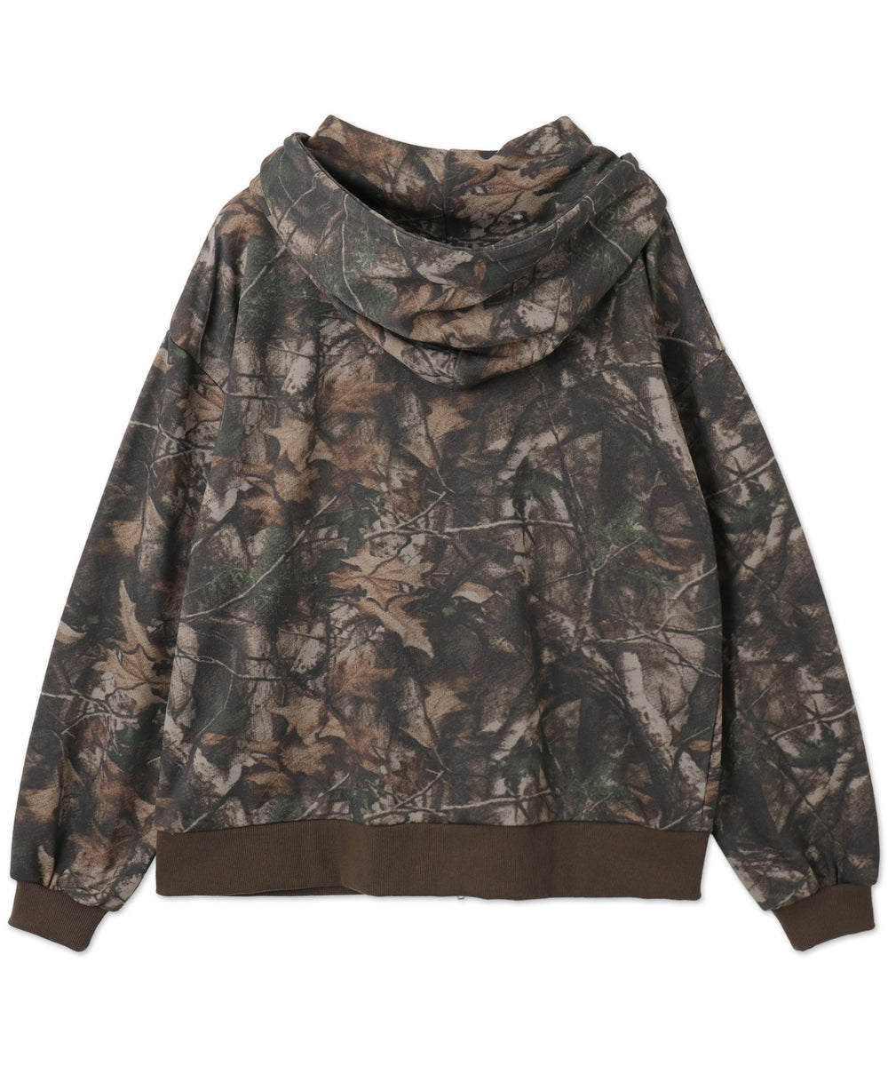 リアルツリーカモフラBIGZIPパーカー