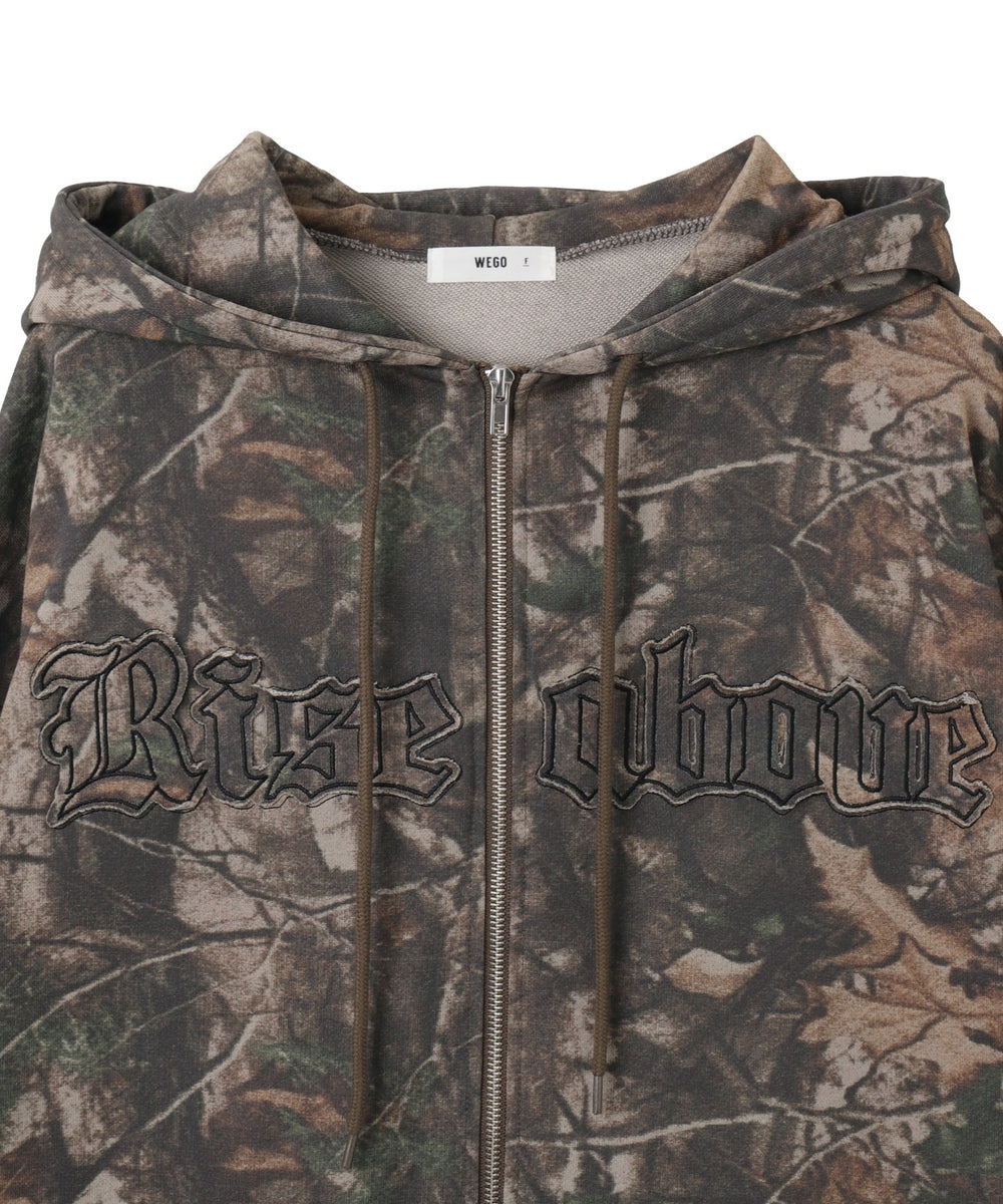 リアルツリーカモフラBIGZIPパーカー