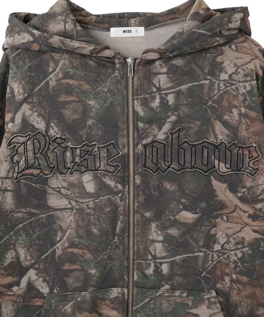 リアルツリーカモフラBIGZIPパーカー