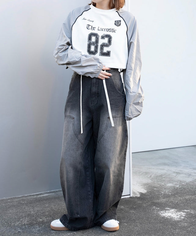 ホワイト モデル：155cm F着用