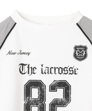 ナイロンスリーブナンバリングスウェット