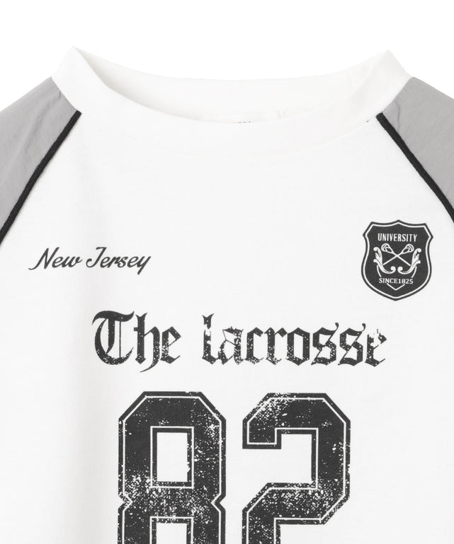 ナイロンスリーブナンバリングスウェット