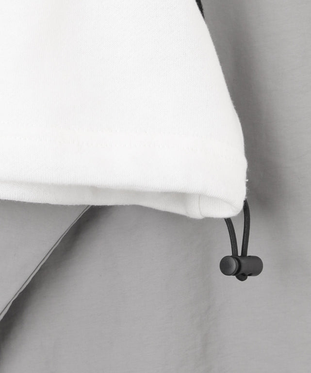 ナイロンスリーブナンバリングスウェット