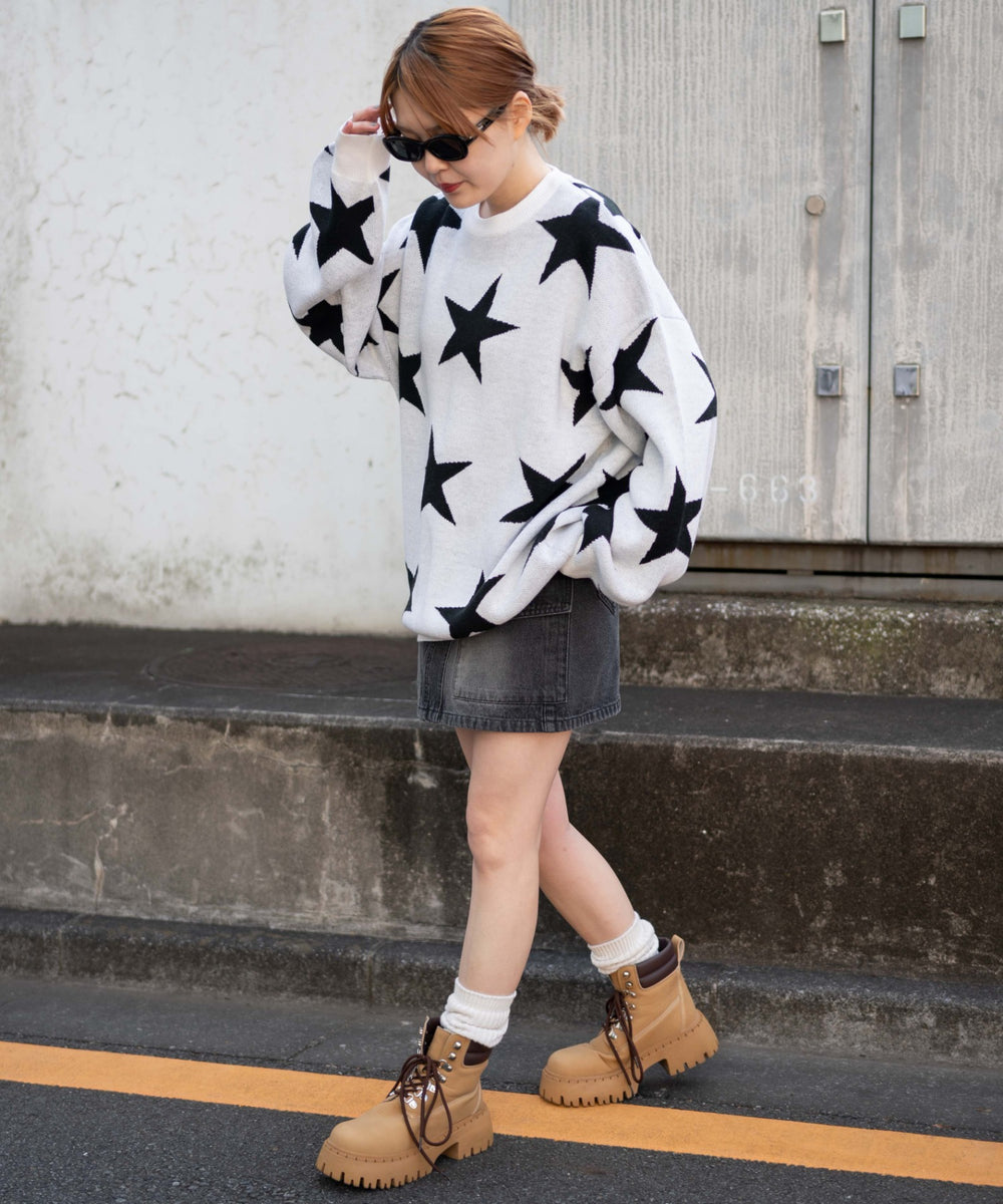 ホワイト 　モデル:155cm F着用